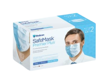 MASKS #2040 Earloop PREMIER PLUS L2 Blue (Medicom) (50)