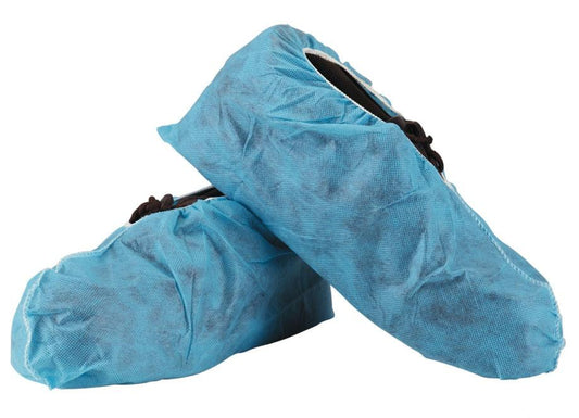 SHOE COVERS BLUE 16" (100)