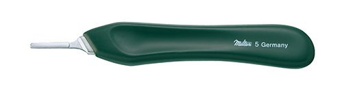 MILTEX 4-18 KNIFE HANDLE #5  Green Plastic