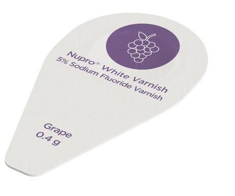 NUPRO  White Varnish 5% Grape  (100 x 0.4g) #130211 (DENTSPLY)