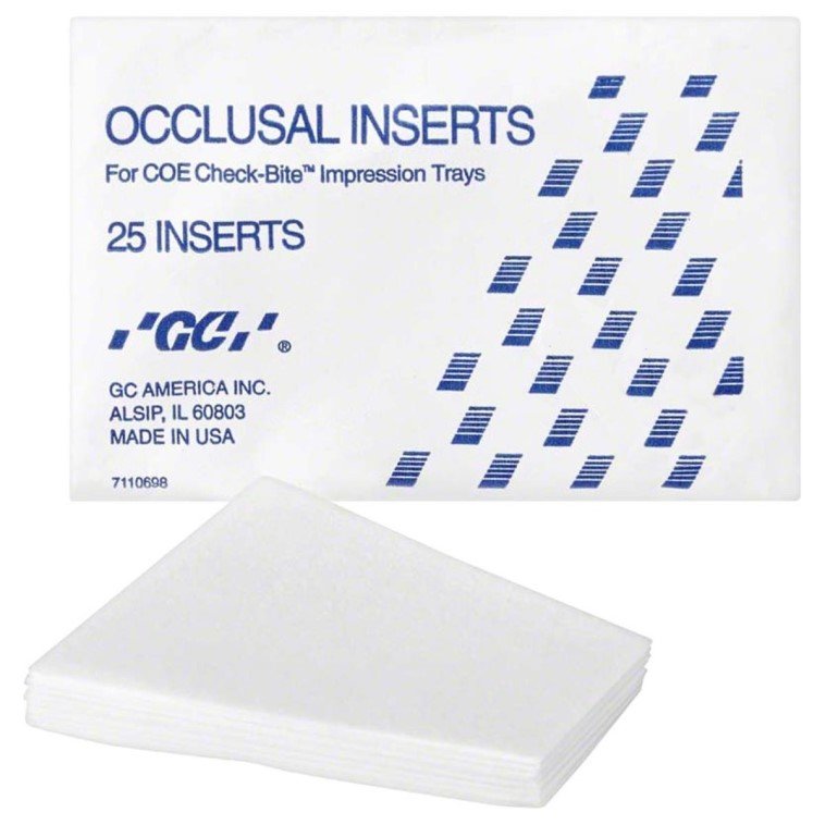 OCCLUSAL INSERTS FOR CHECK-BITE (GC) Pk/25 #262025