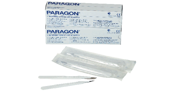 SCALPELS w/ Handles Disposable Bx 10 (MEDICOM)