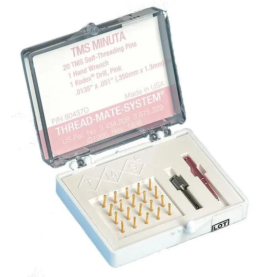 TMS T-112 50 Pins Minuta Refill 0.0135" Pink