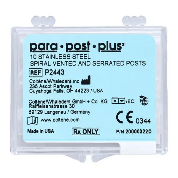 PARA POST+ S.Steel .036"/0.90mm 10pcs (Coltene)