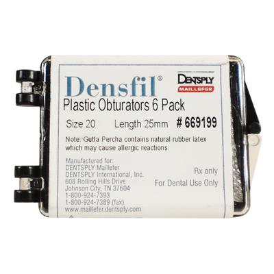 DENSFIL 25mm PLASTIC Obturators (6) (DENTSPLY)