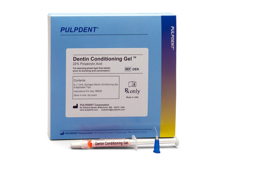 DENTIN CODITIONING #DEN  4x1.2 ml Syr+8 Tips 22% (Pulpdent)