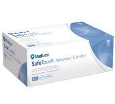 SAFETOUCH ADV COMFORT NTRL.WHITE P.F. Gloves (300) (MEDICOM)