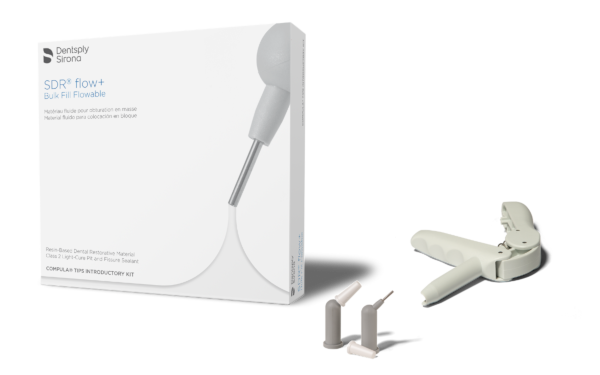 🎁 SUREFIL SDR Flow PLUS  Intro. Kit 25x0.25g' Tips + GUN #61C100 (DENTSPLY) (100% off)