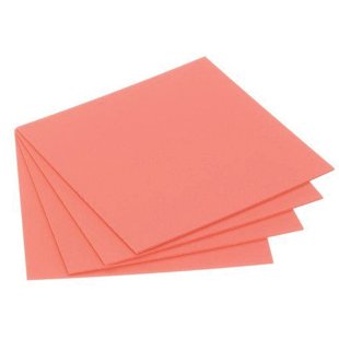 SHEET RESIN .080 CUSTOM TRAY MATERIAL Pink 5"x5" (25) #82610