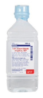 SODIUM CHLORIDE 0.9% Latex Free 1000ml Bottle #BAXJF7124