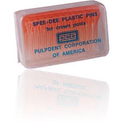 SPEE-DEE Plastic Pins (Pulpdent) Bx 60 #PIN