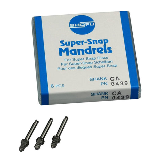 SHOFU #0439 CA MANDRELS Super-Snap (6)