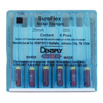 SURE-FLEX K-FILE 25mm NI-TI (DENTSPLY) (6)