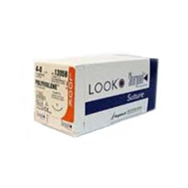 SUTURE LOOK 1205B 4/O WHITE-POLY C6(FS-2) 18"Bx/12