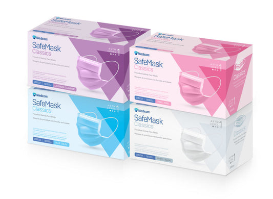 🎁 SAFEMASK CLASSICS PROCEDURE EARLOOP FACE MASKS L1 (MEDICOM) (100% off)