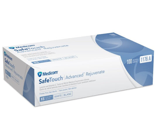 SAFETOUCH #1176 REJUVENATE NITRILE P.F. Gloves (100) - MEDICOM