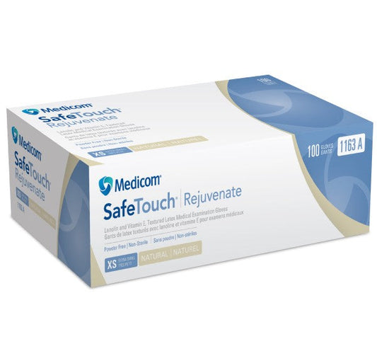 🎁 SAFETOUCH REJUVENATE P.F. Textured Gloves (100) (MEDICOM) (100% off)