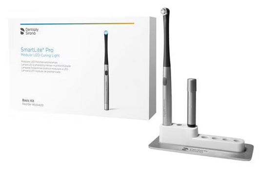 SmartLite Pro Basic Kit 1xHandpiece, 1xCure Tip, 2xBatteries, 1xCharging Base & Accessories #644409 (DENTSPLY)