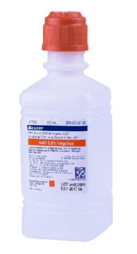 SODIUM CHLORIDE 0.9% 500ml Bottle #BAXJF7123