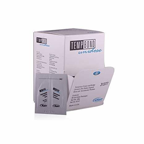 TEMP-BOND UNIDOSE Reg. (Kerr) Pk/50        #31377