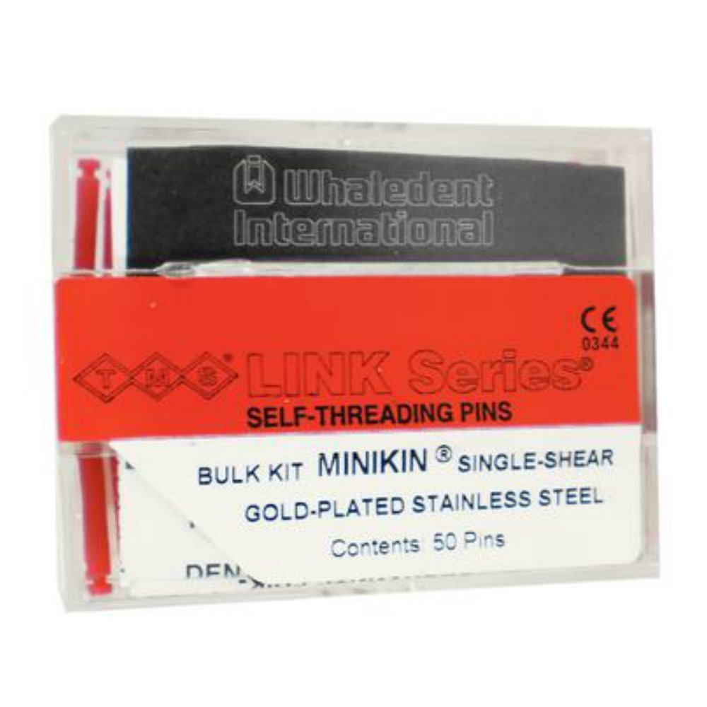 TMS L-512 50 Pins Minikin Single Shear 0.017" Red (Coltene)