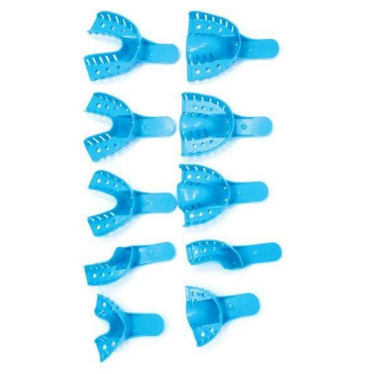 D2D Disposable Impression Trays With Rim Lock (10 Pieces)