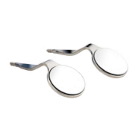 D2D Double-Sided Front Surface (Rhodium) Mouth Mirror – Cone Socket #4 (6 Pieces) – KM-5597-CS