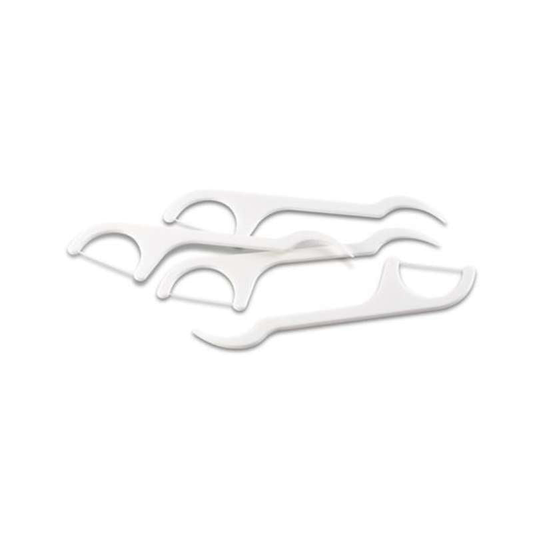 D2D Floss Picks Adult – White