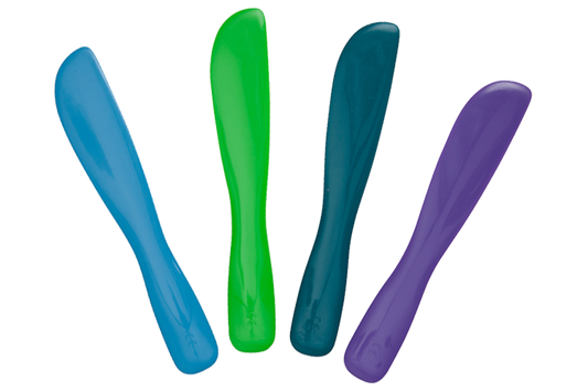 ZIRC SPATULA Mighty Mixer for Alginate Plastic Pack-4 #50Z501-ASTD 1 ea. (J,N,P,R)