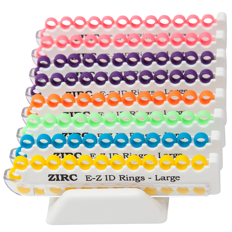 ZIRC E-Z ID RINGS REFILL 25/Pk Small