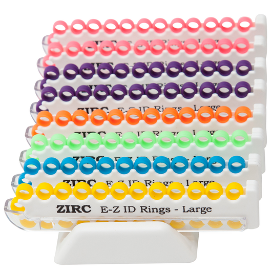 ZIRC E-Z ID RINGS REFILL 25/Pk Small