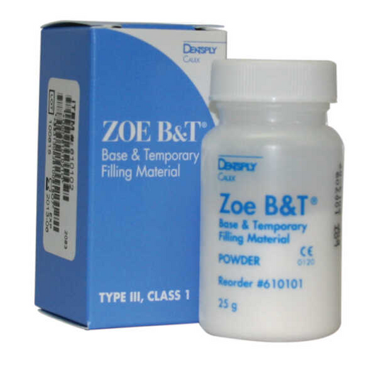 ZOE B&T 25 g POWDER ONLY          #610101 (DENTSPLY)