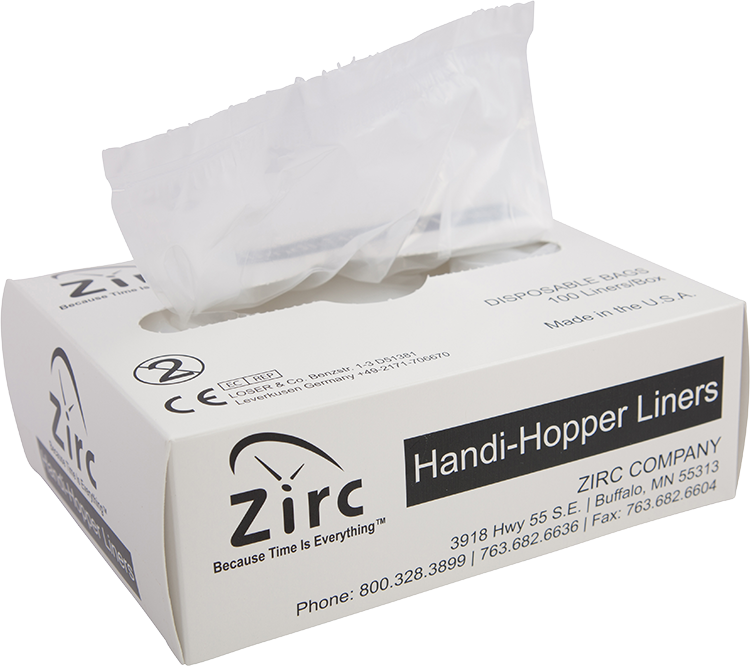 ZIRC HANDI-HOPPER LINERS (100)