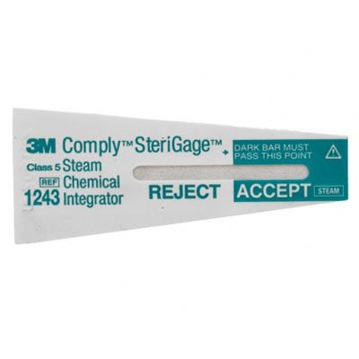 COMPLY (3M) #1243B Chemical Integrators STERIGAGE Class 5 Pk/100