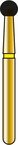 ALPEN R801EF023FG Pk-5 DIAMOND Round Extra Fine Yellow (Coltene)