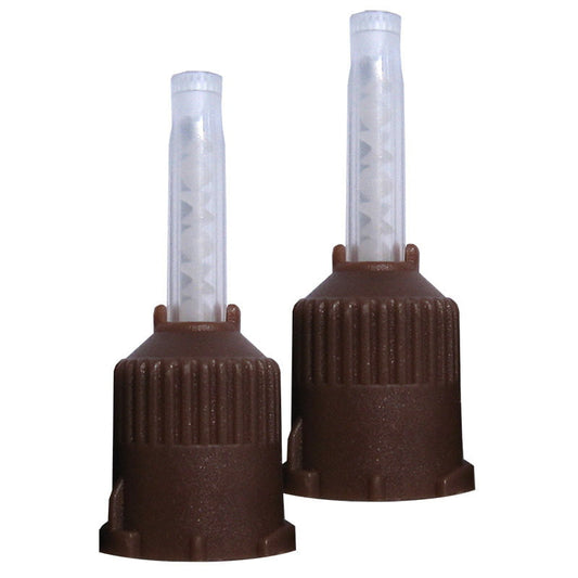 D2D Mixing Tip - Brown with Clear Core (Without Intra-Oral Tips) – 50 Pieces-D2D-MX87019