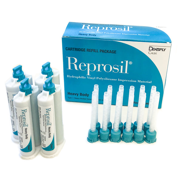 REPROSIL CART. 4x50ml.+12xTips (DENTSPLY)