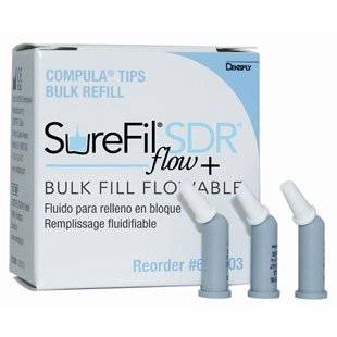 SUREFIL SDR Flow PLUS 15x0.25g'Compula Tips (DENTSPLY)