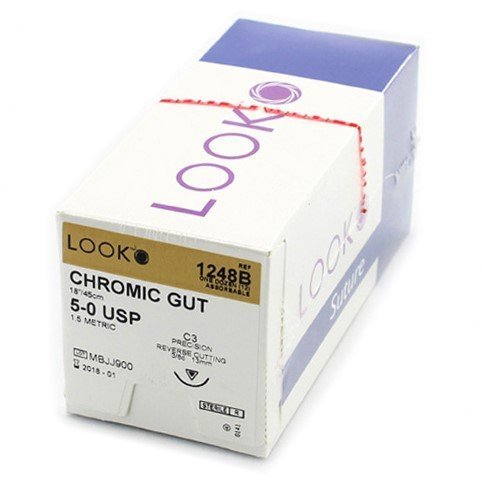 SUTURE LOOK CHROM-GUT Bx/12