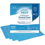 DENTAL DAM  BLUE MEDIUM Non-Latex (30) Hedy