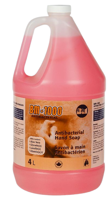 BM-1000 Deluxe Anti-Microbial Liq. Hand Soap 4 L