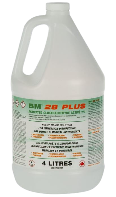 BM-28+  Activated 2% Glutaraldehyde 4 L Bottle
