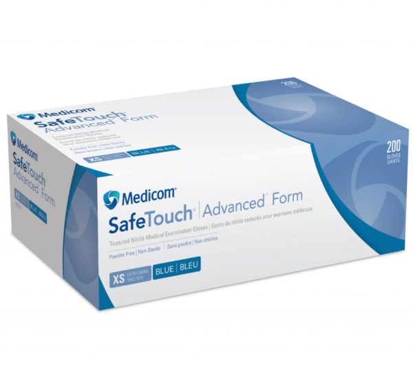 SAFETOUCH Advanced form NITRIL P.F. Gloves (200) (MEDICOM)