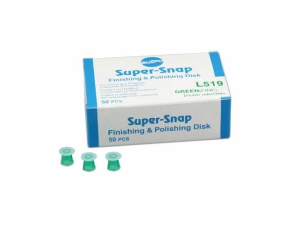 SHOFU #L519 SUPER-SNAP Pol Disk Grn. Fin (50)