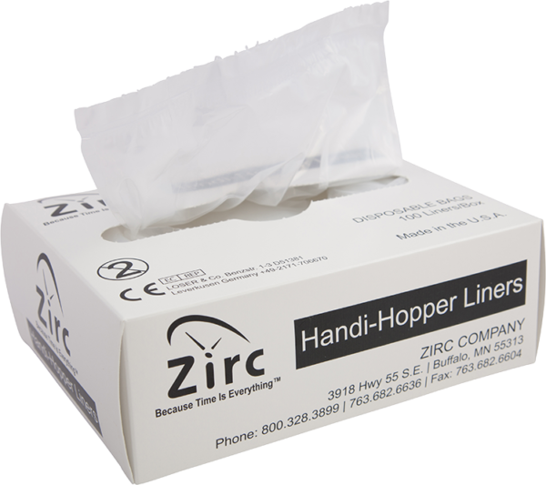 ZIRC HANDI-HOPPER LINERS (100)