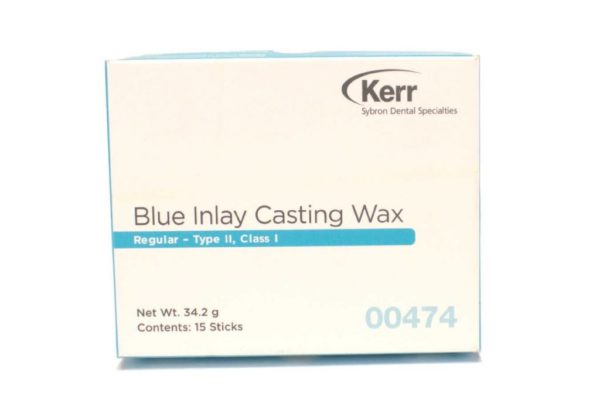 INLAY CASTING WAX 12 Sticks Blu Reg (Kerr) #00474