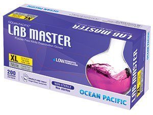 LAB MASTER #OPL-LM2 L Nitrile Dk.Blue Pwd Free Gloves (200) (OCEAN)