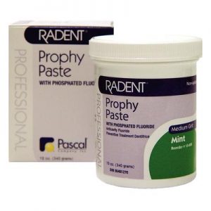 RADENT 12 oz Jar Med. Mint   Prophy Paste (Pascal) #13-600