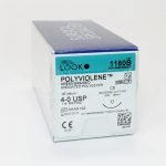 SUTURE LOOK 1180B 4/O GREEN-POLY C6(FS-2) 18″Bx/12