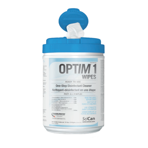 OPTIM 1 Wipes – CA  160/Can #SCI1W12 (COLTENE/SciCan)